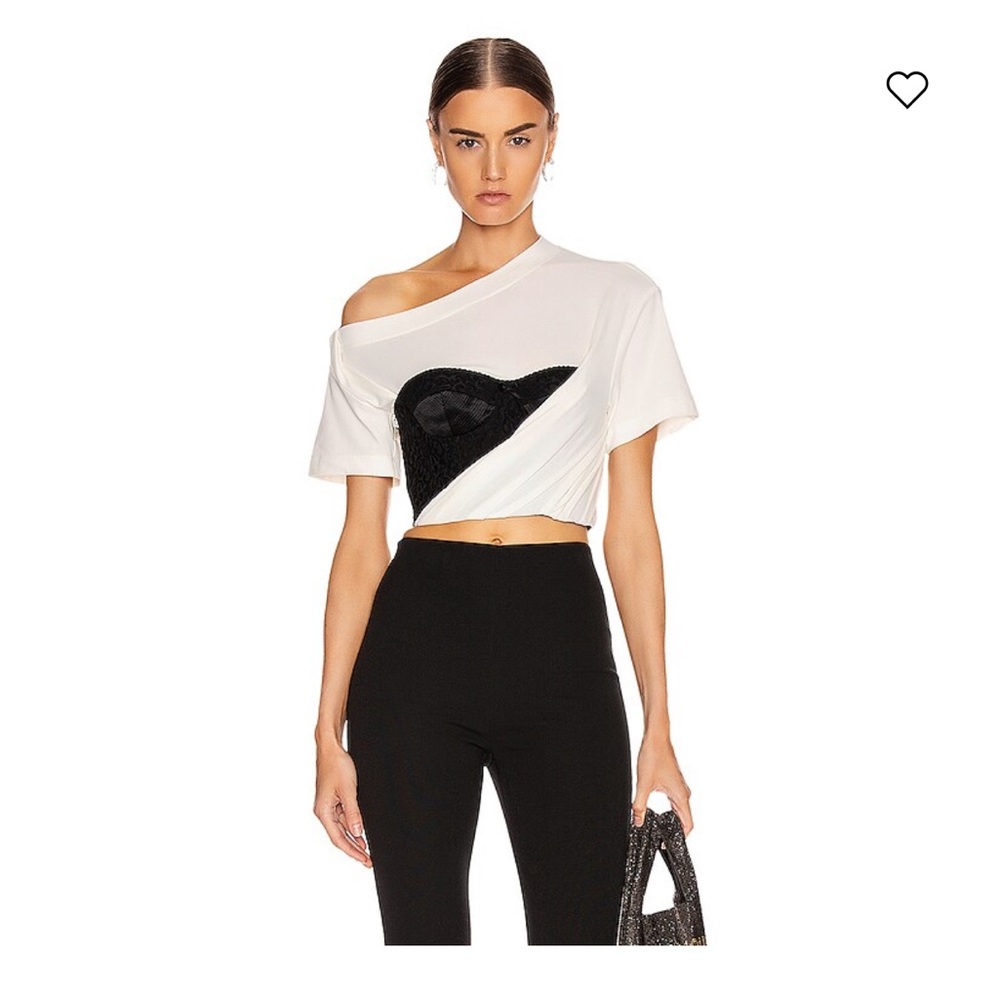 Alexander Wang corset Tshirt top